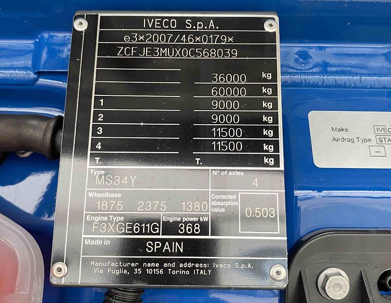 Iveco X-WAY (2026) AD360X50Z HR OFF 8x4 S3 - fotka 7 z 7