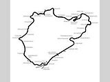 Současná mapa Nordschleife.