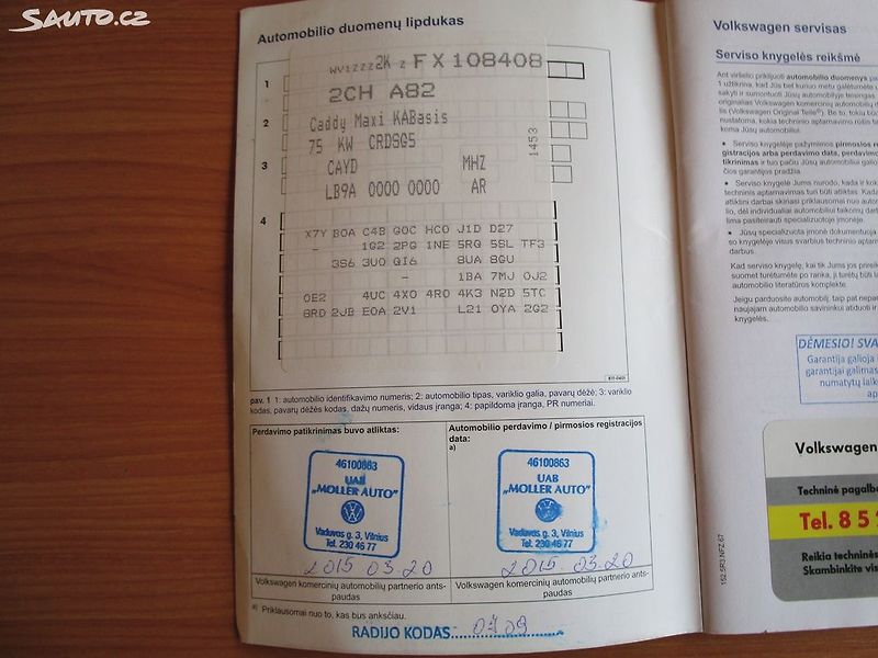 Volkswagen Caddy 1,6TDi-75KW- NOVÁ STK+SERVISKA - fotka 22 z 28