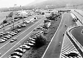 Autodrom Most těsně po zahájení provozu. Foto: Se souhlasem Josefa Farského