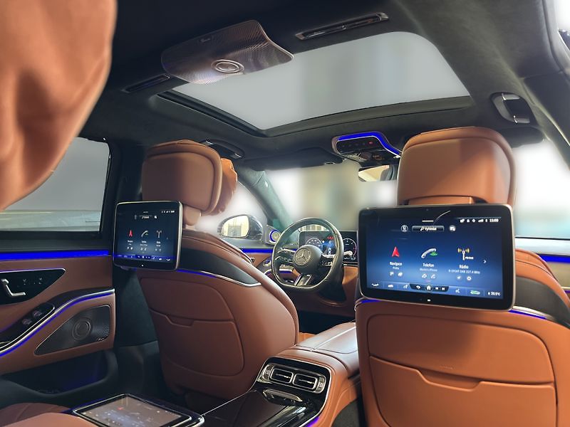 Mercedes-Benz Třídy S 400d 4MATIC L AMG Line Chauffe - fotka 20 z 25