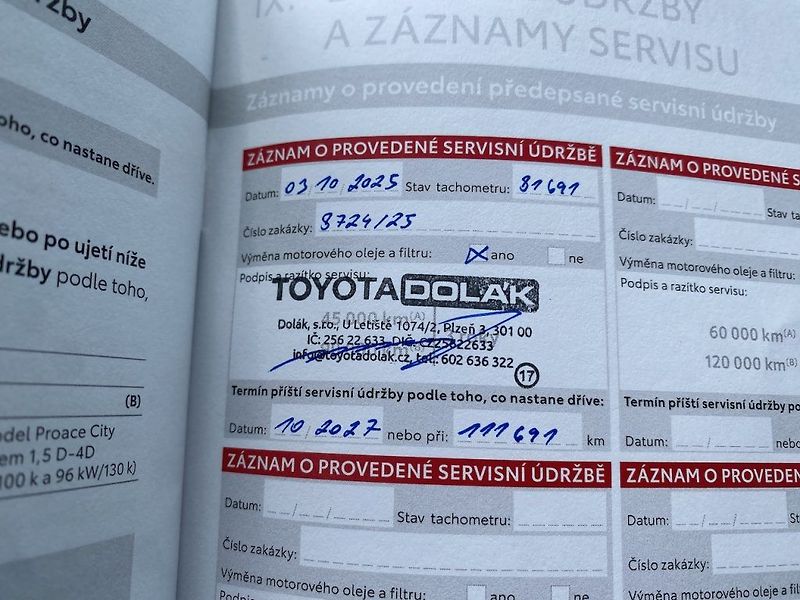 Toyota ProAce City Verso 1.5D, ČR, Family L1, záruka - fotka 27 z 28