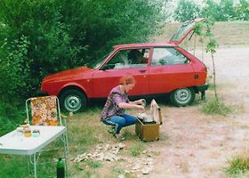 Koncem 80. let jsem přesedlal na vůz Oltcit Club, se kterým jsme navštěvovali s manželkou hlavně termální lázně na jižním Slovensku. Samozřejmě jsme si na místě i vařili.