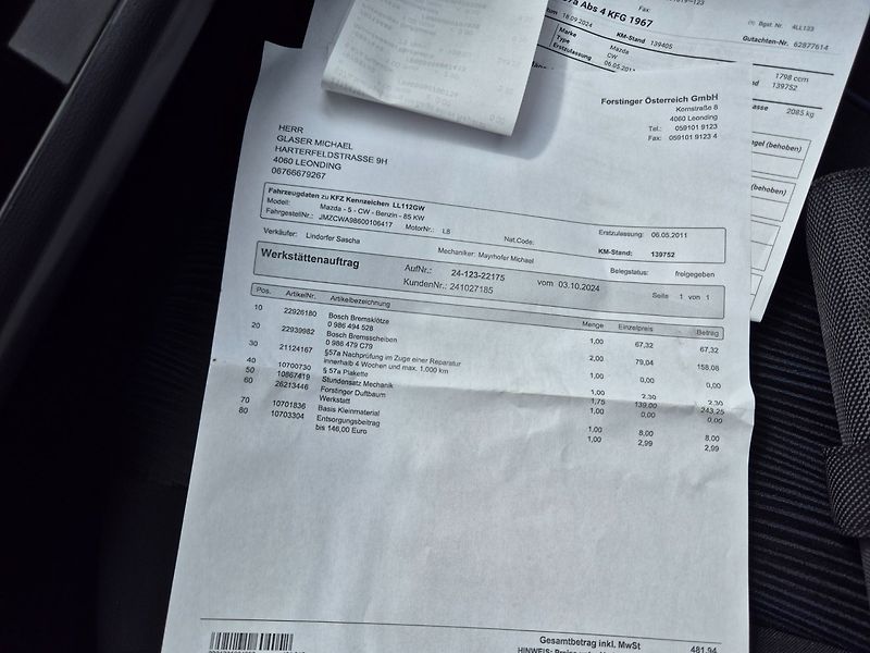 Mazda 5 (2011) 1.8 i 7míst TOP STAV - fotka 30 z 33
