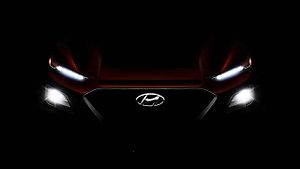 Jedna z prvních fotografií malého SUV Hyundai Kona.