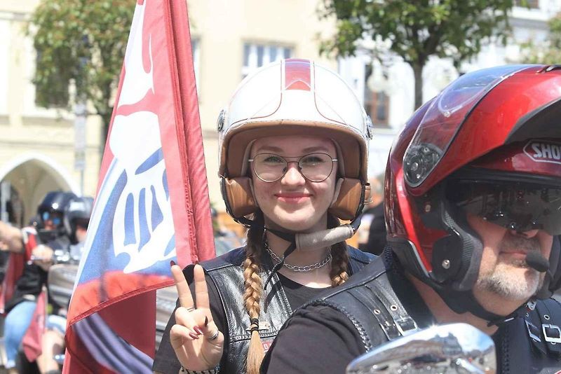 Setkání nadšenců a majitelů motocyklů Indian z celého světa v Českých Budějovicích.