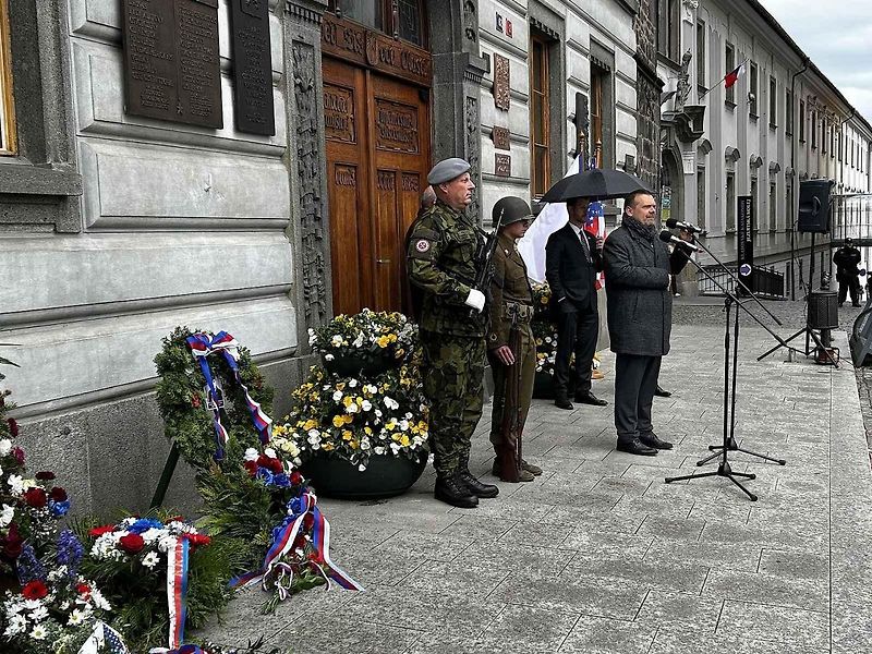 Oslavy osvobození v Klatovech.