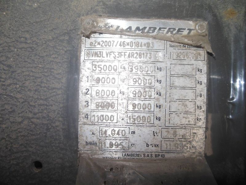 Lamberet LVF LVFS 3, Carrier Vector 1350, S - fotka 29 z 30