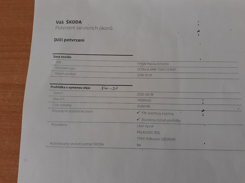 Škoda Octavia (2019) 1.0 TSi Ambition  ČR - fotka 31 z 31