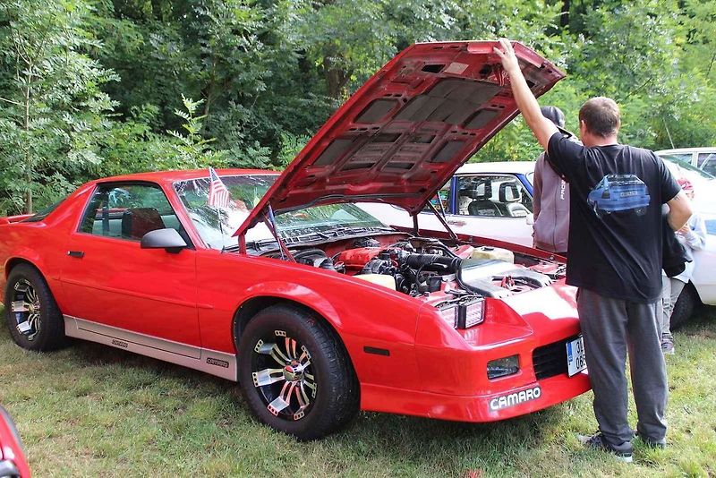 V Libořicích u Žatce se uskutečnil v pořadí třetí sraz historických vozidel. Ford Mustang nemohl chybět.