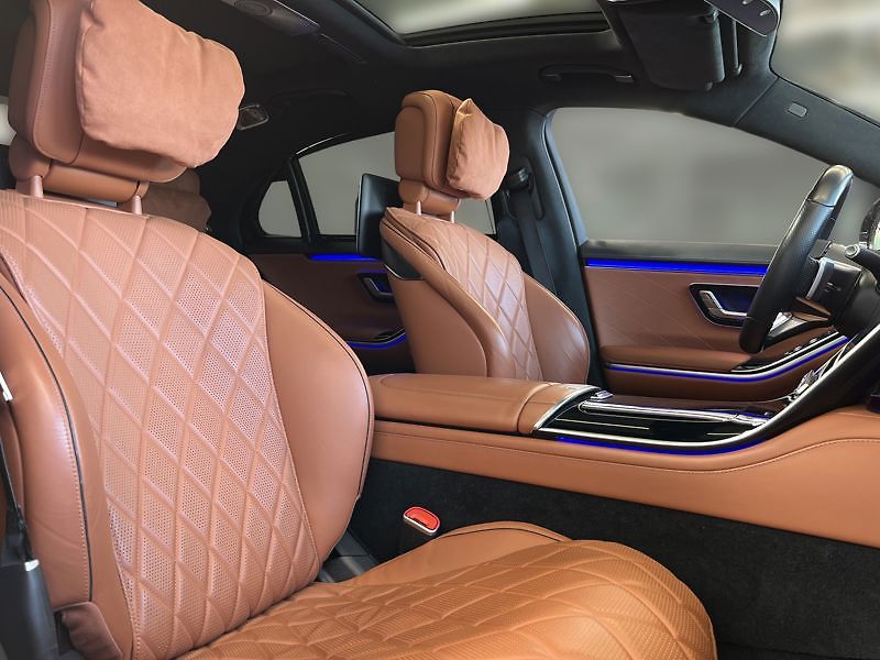 Mercedes-Benz Třídy S 400d 4MATIC L AMG Line Chauffe - fotka 15 z 25