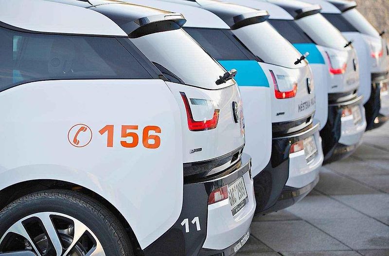 BMW i3 pro policisty.