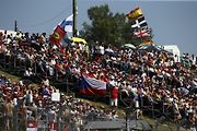 F1 2017 GP Maďarska - čeští fanoušci jsou na Hungaroringu jako doma