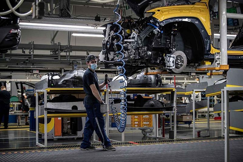 Automobilka Hyundai v Nošovicích, leden 2022.