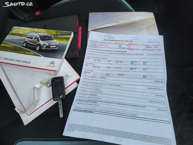Citroën Berlingo 1.6i 72KW,155KM,PĚKNÝ,SERVISKA - fotka 12 z 25
