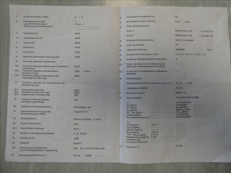 Volkswagen Transporter 2,0 TDi BUS 9.míst,klima,webas - fotka 46 z 46