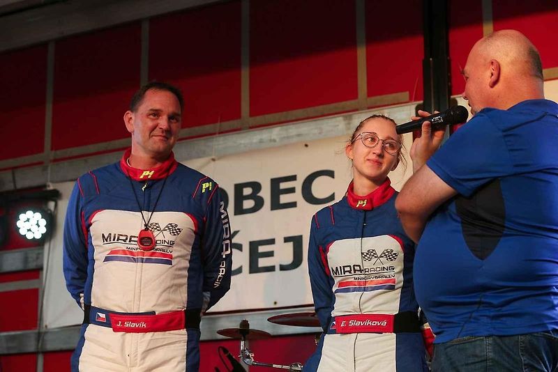 Rallye Český Krumlov 2024. Eliška Slavíková.