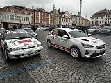 Start 58. ročníku Rallye Šumava na náměstí v Klatovech