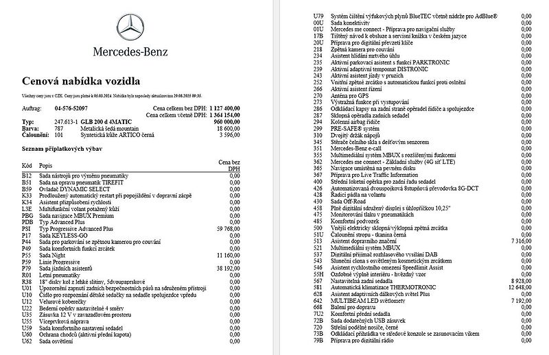 Mercedes-Benz GLB 200d 4M, 1.majitel - fotka 16 z 17