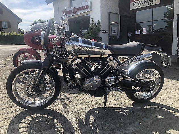 Nový Brough Superior SS100 fotografovaný v roce 2021., zdroj: Wikimedia Commons, Maysy, CC BY-SA 4.0