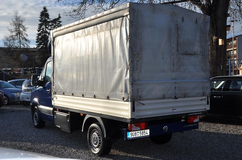 Volkswagen Crafter 2.0TDi 120kW valník + plachta - fotka 4 z 14