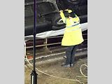 Dodávku policista držel celých 15 minut.