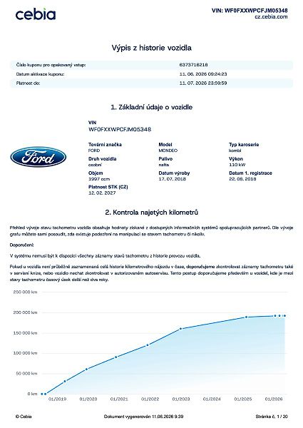 Ford Mondeo 2.0 TDCi Titanium manuál Cebia - fotka 45 z 49