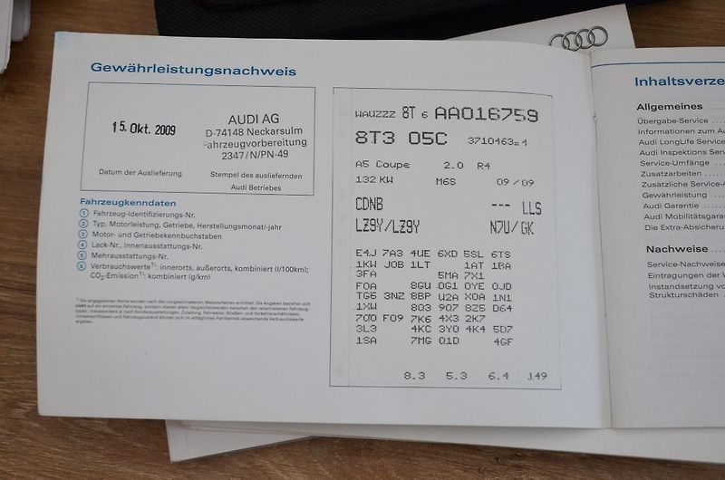 Audi A5 (2009) Coupe 2.0 TFSi 132kW S-LINE  - fotka 34 z 40