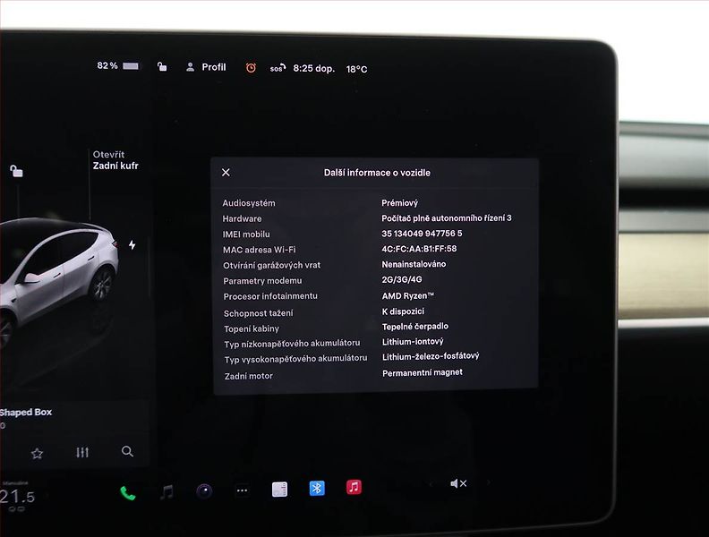 Tesla Model Y (2023) RWD LFP 60kWh, SoH 97% - fotka 27 z 33