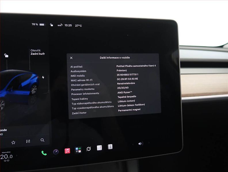 Tesla Model Y (2024) Standard LFP 64kWh, digi klima - fotka 31 z 33