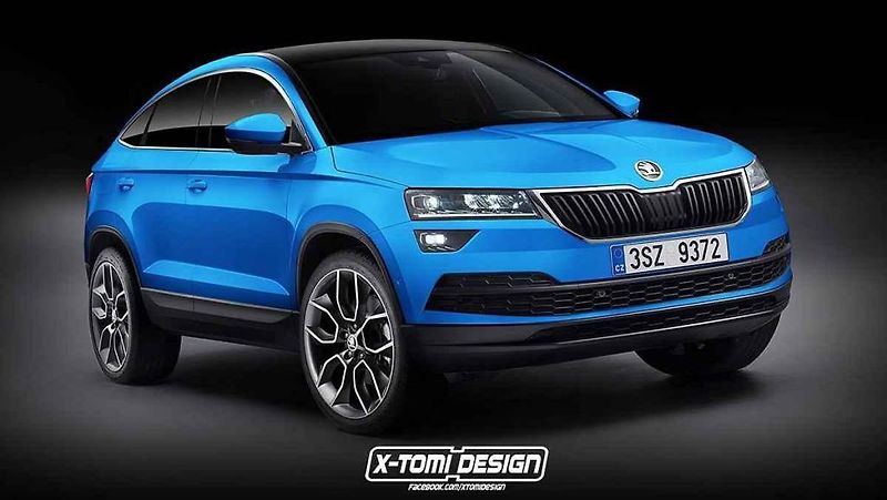 Neoficiální ilustrace Škody Kodiaq Coupé RS.
