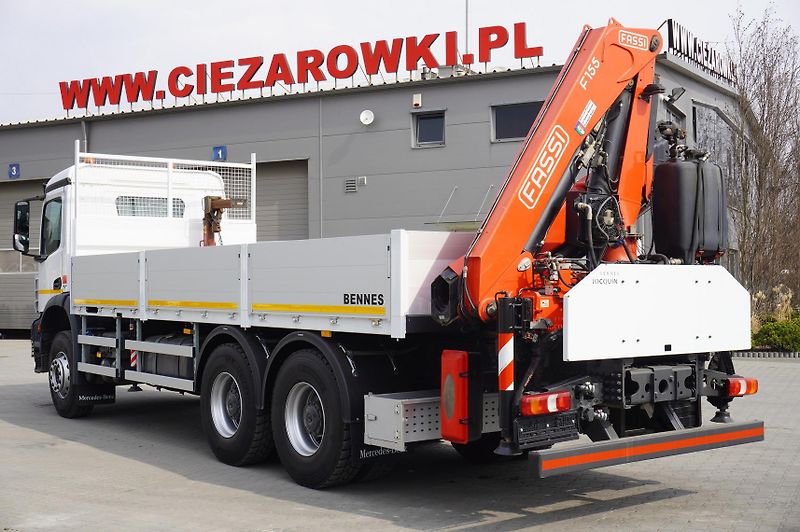Mercedes-Benz (2018) Arocs 2633 flatbed truck/Crane - fotka 7 z 24