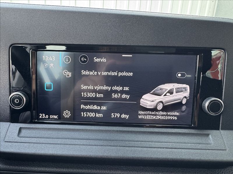 Volkswagen Caddy 2,0 TDI MAXI 7míst DPH 1maj ČR - fotka 37 z 50