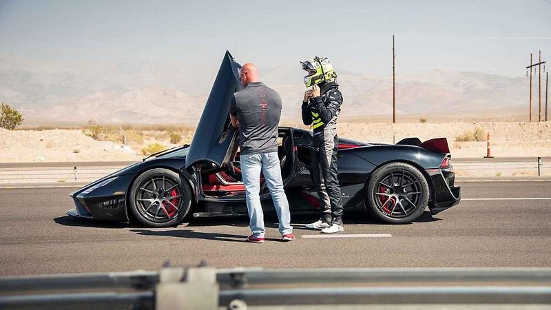 SSC Tuatara během světového rekordu