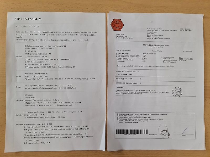 Škoda Yeti (2015) 2.0 TDi 103-KW 4x4 ADV OLOMOUC - fotka 75 z 76