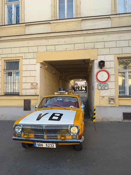 Škoda 1000 MB po dokončení renovace v podobě věrné repliky služebního vozu Veřejné bezpečnosti.