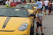 Z 22. Letního Porsche srazu na náměstí Jana Žižky z Trocnova v Čáslavi.