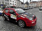 Start 58. ročníku Rallye Šumava na náměstí v Klatovech