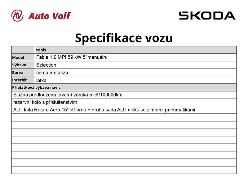 Škoda Fabia (2025) Selection 1.0 MPI 59 kW 5°manu - fotka 6 z 30