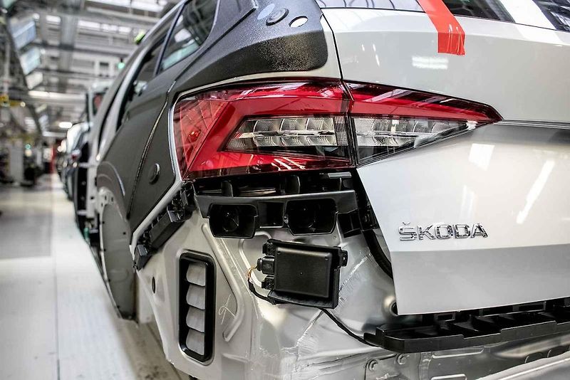 Výroba modelu Škoda Favorit