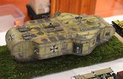 Další pohled na model tanku K-Wagen v měřítku 1:35.