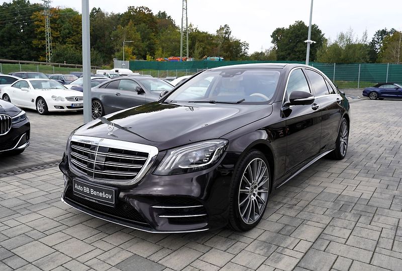 Mercedes-Benz Třídy S (2018) S 400d Long/4M/AMG/Burmester/Č - fotka 2 z 50