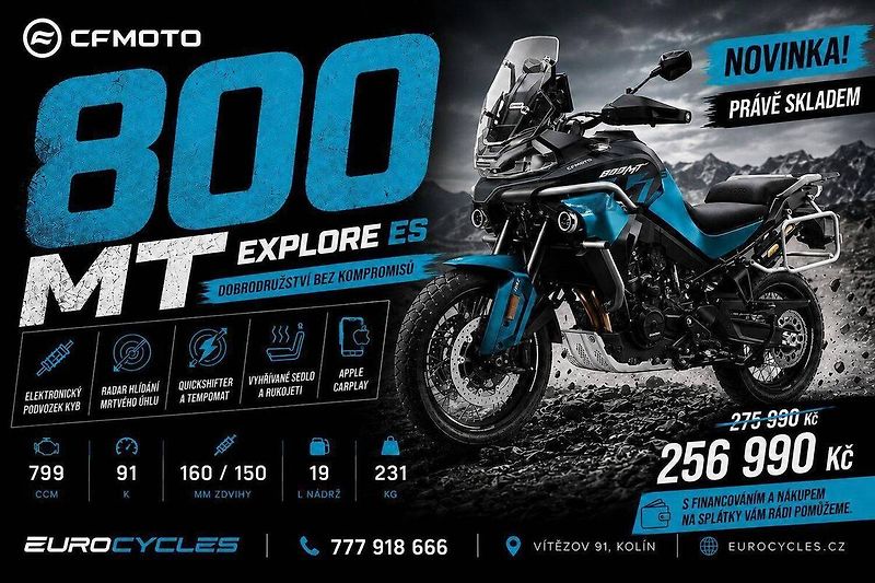 CFMOTO 800 MT (2026) Explore ES - Skladem - fotka 5 z 21