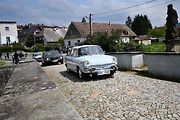 Historická vozidla a motorky projely v sobotu Českým lesem v rámci vyjížďky zvané Po pašeráckých stezkách.