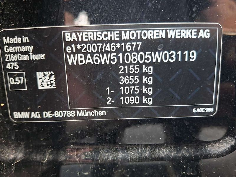 BMW Řada 2 216d AT Gran Tourer - fotka 32 z 77
