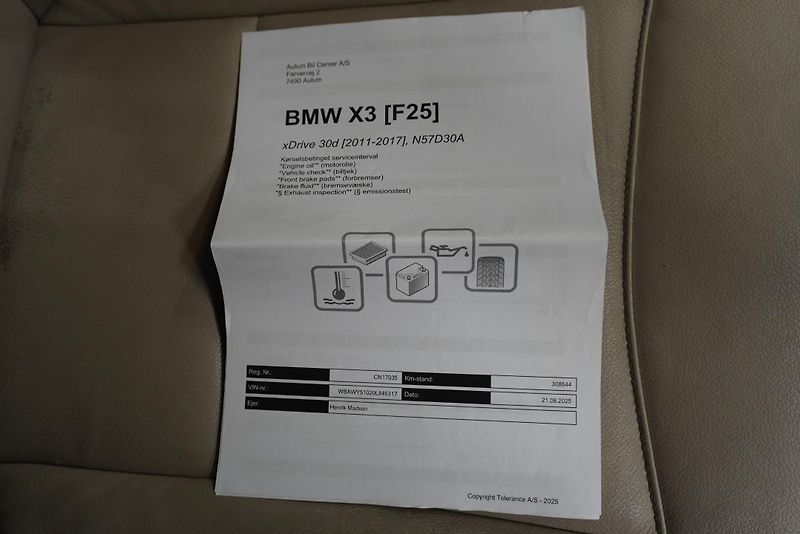 BMW X3 3,0 XDRIVE30D AUTOMAT - fotka 27 z 27