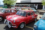 Škodovka v úpravě pro rallye.