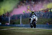 Finálový závod MotoGP Velká cena České republiky, závod mistrovství světa silničních motocyklů v Brně 4. srpna 2019. Na snímku Karel Abraham (CZE).