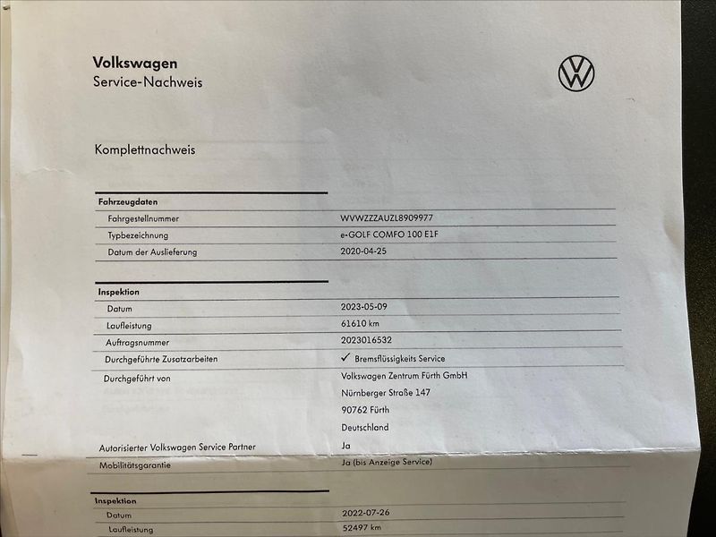 Volkswagen e-Golf 100kW,DPH,tep.čerpadlo - fotka 32 z 33