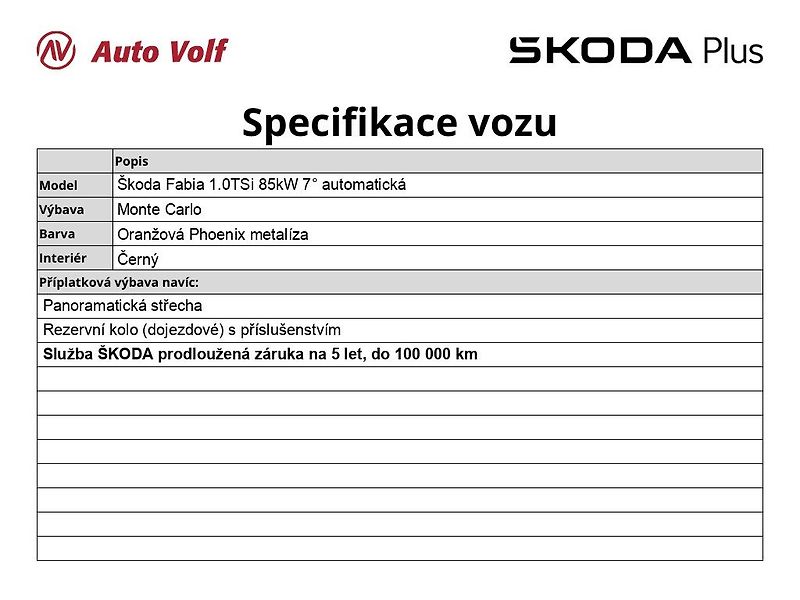 Škoda Fabia (2025) Monte Carlo 1.0TSi 85kW 7°auto - fotka 6 z 31